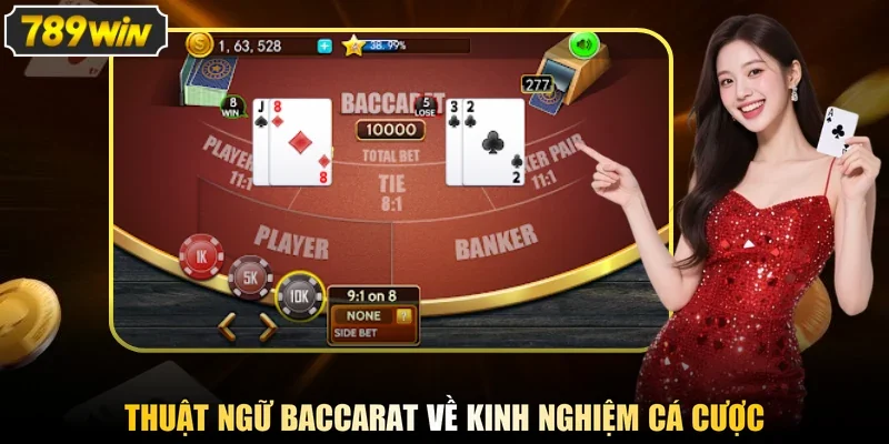 Thuật ngữ baccarat về kinh nghiệm cá cược